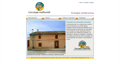 Desktop Screenshot of lacasanatural.net